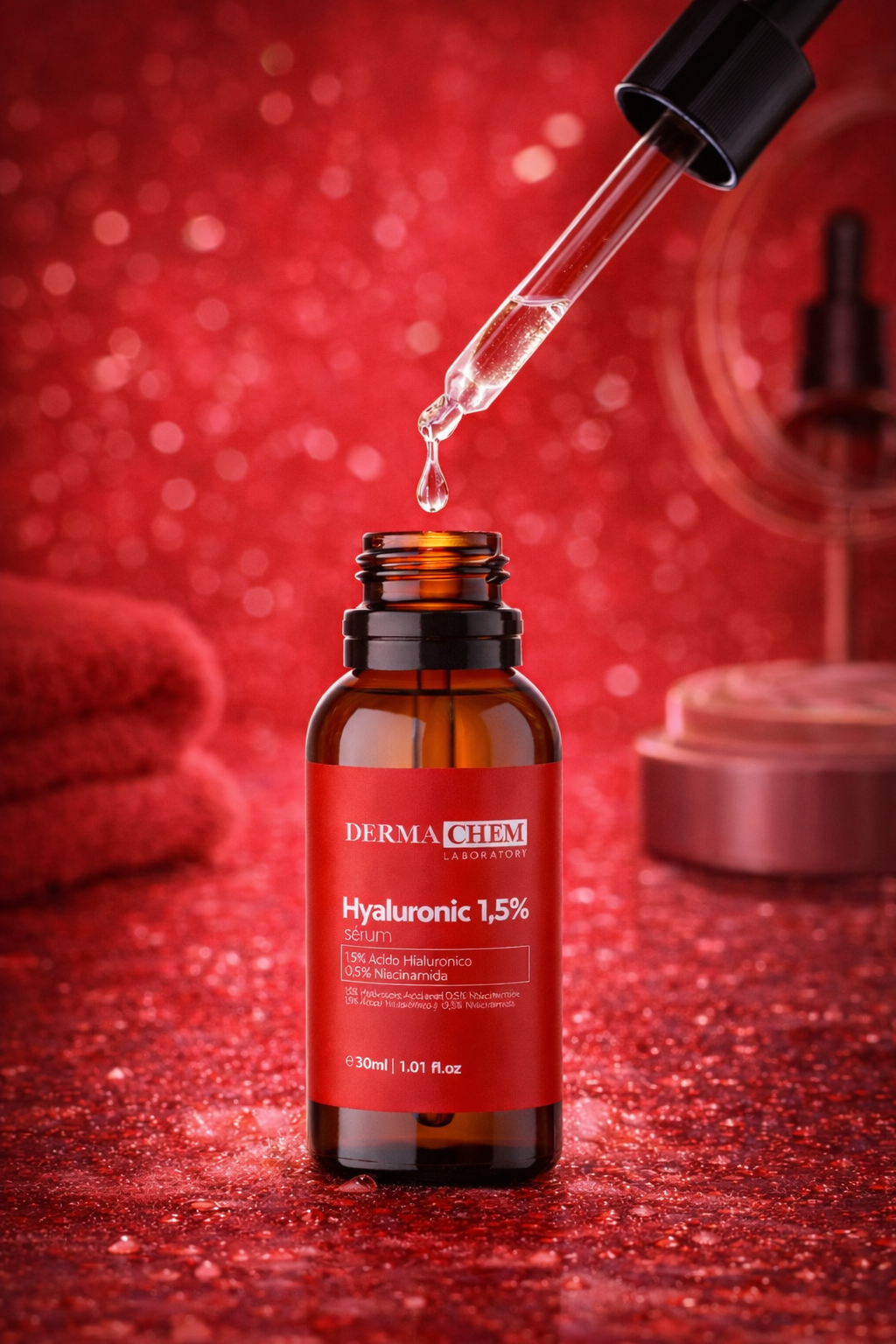 ✨ Sérum Facial Hyaluronic 1,5% Dermachem - Hidratación Extrema y Firmeza (30ml) 💧💎