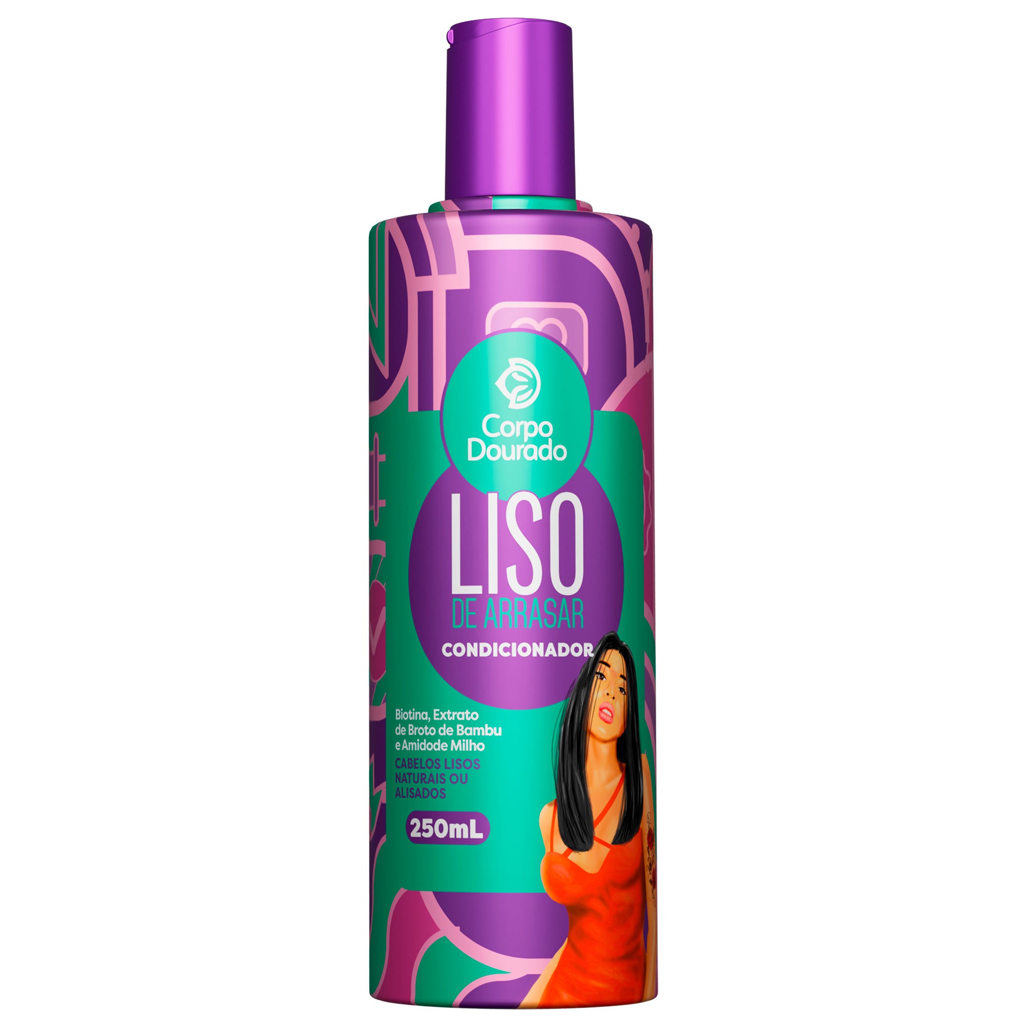 Kit Liso de Arrasar (Shampoo 300 mL + Acondicionador 250 mL): efecto liso, brillo y suavidad total