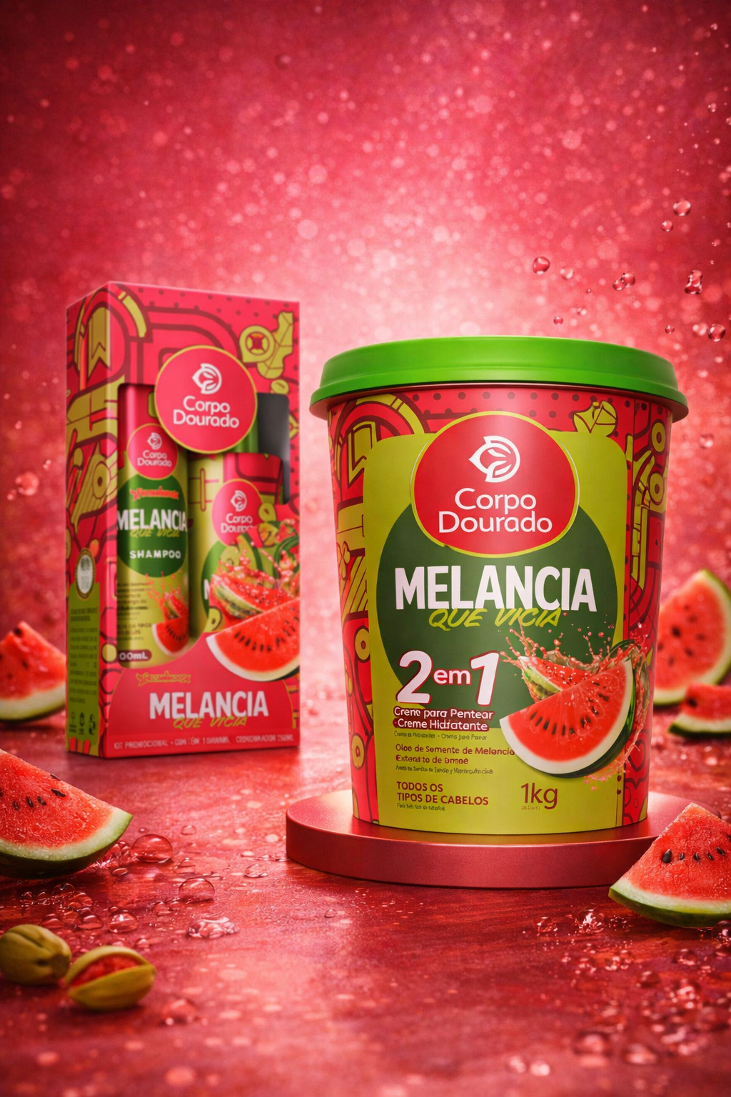 Dúo Melancia (Sandia): Hidratación, Frescura y Brillo Irresistible