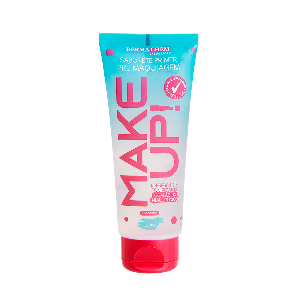 ✨ Jabón Primer Facial Pré Maquiagem Dermachem - Con Ácido Hialurónico (100ml) 🫧💄