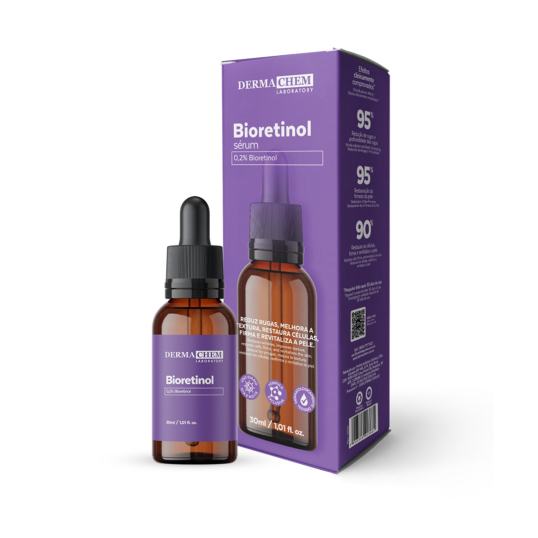 💜 Sérum Facial Bioretinol Dermachem - Renovación Celular y Antiarrugas (30ml) ✨🧬