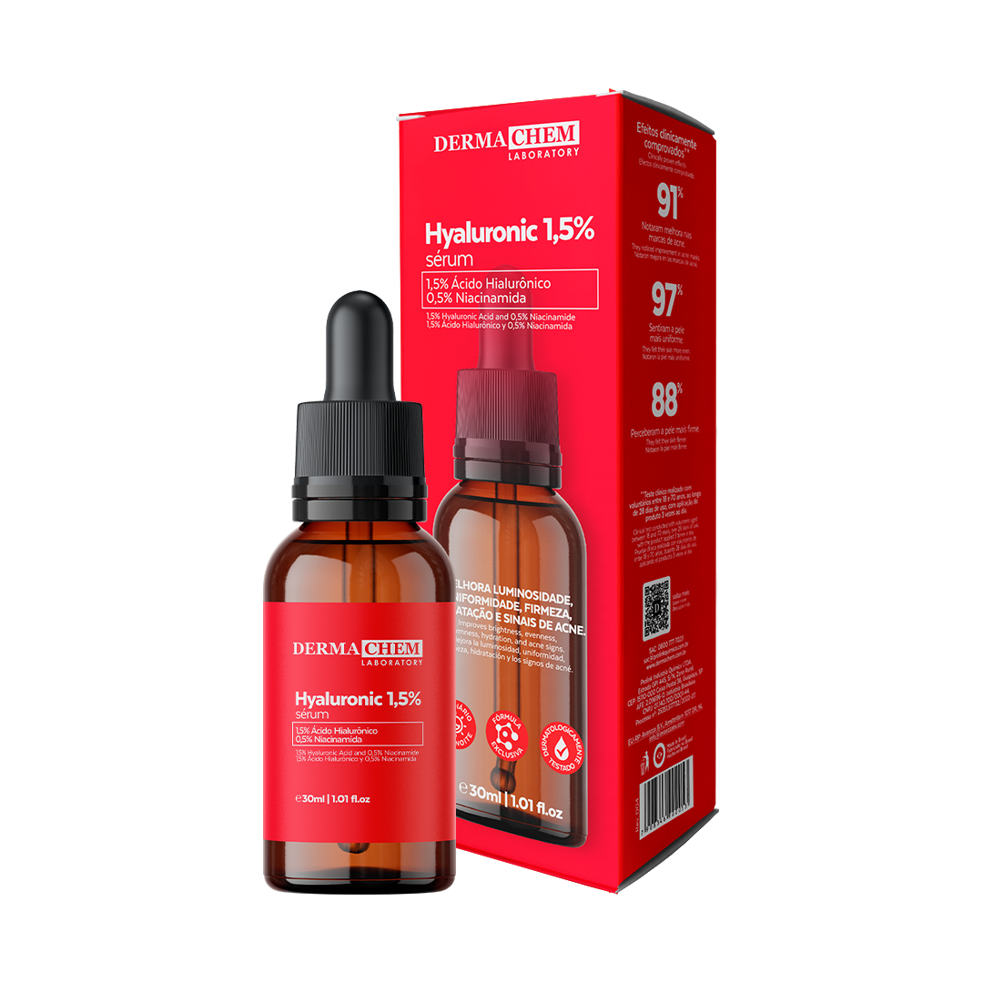 ✨ Sérum Facial Hyaluronic 1,5% Dermachem - Hidratación Extrema y Firmeza (30ml) 💧💎