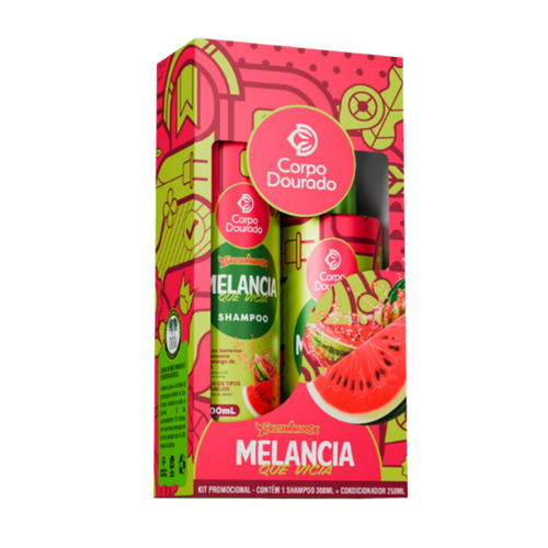 Kit Capilar Melancia Que Vicia – Shampoo + Acondicionador
